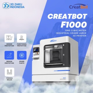 3D Printer Creatbot F1000 Ultra Big Size 1x1x1 Meter Dual Color Hotend